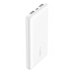 Belkin BPB011btWH BoostCharge 便攜式行動電源 10000mAh + USB-A 至 USB-C 連接線 (白色)